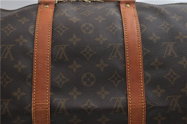 Authentic Louis Vuitton Monogram Keepall Bandouliere 50 M41416 Boston Bag 7565F