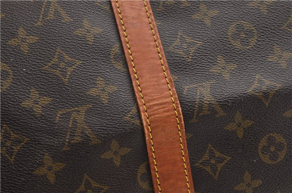 Authentic Louis Vuitton Monogram Keepall Bandouliere 50 M41416 Boston Bag 7565F