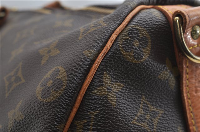 Authentic Louis Vuitton Monogram Keepall Bandouliere 50 M41416 Boston Bag 7565F