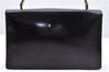 Authentic GUCCI Vintage Shoulder Hand Bag Purse Leather 0014221 Black 7566D