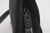 Authentic PRADA Canvas Leather Shoulder Cross Body Bag Purse B9395 Black 7566I