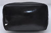 Authentic GUCCI Bamboo Shoulder Hand Bag Purse Nylon Leather Black 7567D