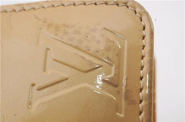 Authentic LOUIS VUITTON Vernis Lexington Hand Bag Pouch Yellow M91010 LV 7569C