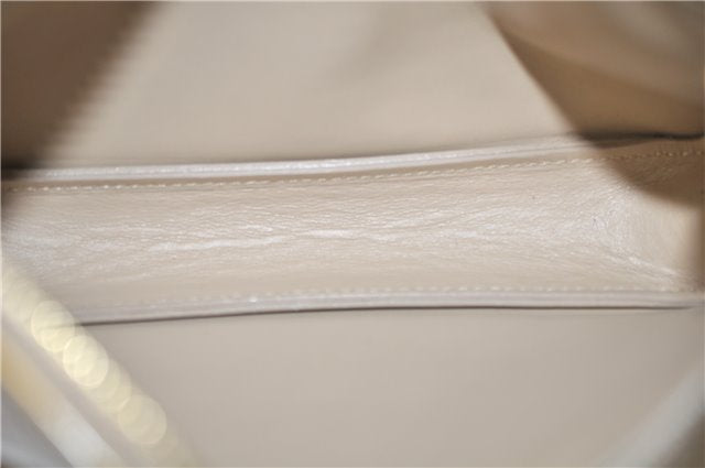 Authentic LOUIS VUITTON Vernis Lexington Hand Bag Pouch Yellow M91010 LV 7569C