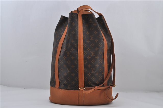 Authentic Louis Vuitton Monogram Randonnee GM Shoulder Bag M42244 LV 7569E