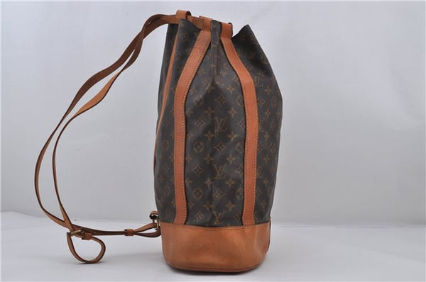 Authentic Louis Vuitton Monogram Randonnee GM Shoulder Bag M42244 LV 7569E