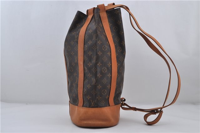 Authentic Louis Vuitton Monogram Randonnee GM Shoulder Bag M42244 LV 7569E