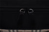 Authentic BURBERRY BLUE LABEL Check Hand Tote Bag Nylon Leather Beige 7569I