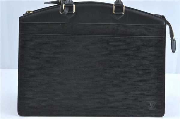 Authentic Louis Vuitton Epi Riviera Hand Bag Black M48182 LV 7570C