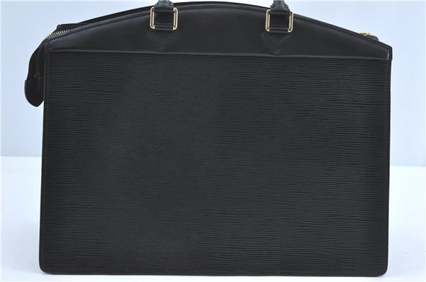 Authentic Louis Vuitton Epi Riviera Hand Bag Black M48182 LV 7570C