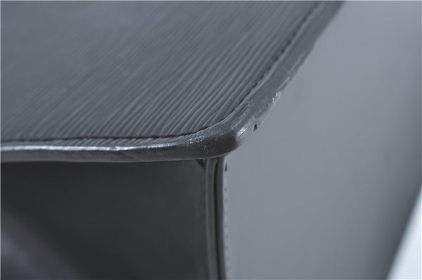 Authentic Louis Vuitton Epi Riviera Hand Bag Black M48182 LV 7570C