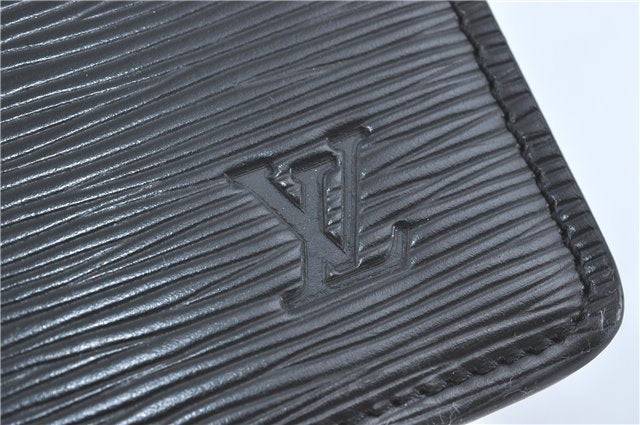 Authentic Louis Vuitton Epi Riviera Hand Bag Black M48182 LV 7570C