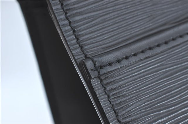 Authentic Louis Vuitton Epi Riviera Hand Bag Black M48182 LV 7570C