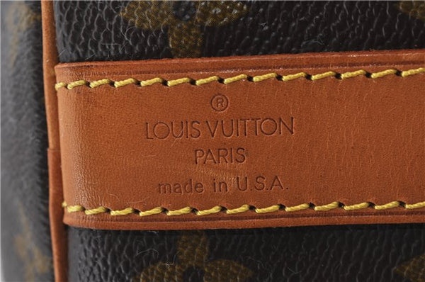 Authentic Louis Vuitton Monogram Keepall Bandouliere 60 M41412 Boston Bag 7573E