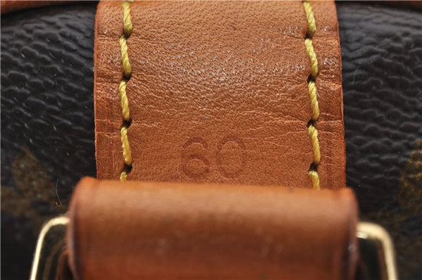 Authentic Louis Vuitton Monogram Keepall Bandouliere 60 M41412 Boston Bag 7573E