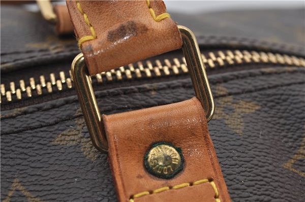 Authentic Louis Vuitton Monogram Keepall Bandouliere 60 M41412 Boston Bag 7573E