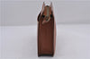 Authentic LOUIS VUITTON Epi Pochette Homme Clutch Bag Brown M52528 LV 7576C