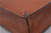 Authentic LOUIS VUITTON Epi Pochette Homme Clutch Bag Brown M52528 LV 7576C