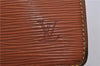 Authentic LOUIS VUITTON Epi Pochette Homme Clutch Bag Brown M52528 LV 7576C