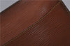 Authentic LOUIS VUITTON Epi Pochette Homme Clutch Bag Brown M52528 LV 7576C