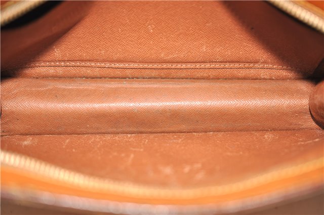 Authentic LOUIS VUITTON Epi Pochette Homme Clutch Bag Brown M52528 LV 7576C