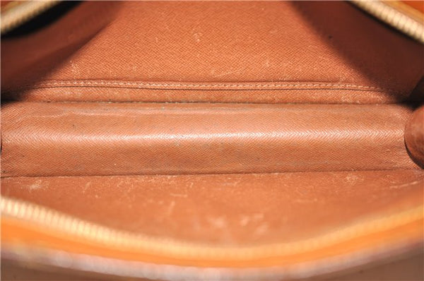 Authentic LOUIS VUITTON Epi Pochette Homme Clutch Bag Brown M52528 LV 7576C