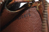 Authentic LOUIS VUITTON Epi Pochette Homme Clutch Bag Brown M52528 LV 7576C