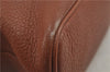 Authentic Burberrys Vintage Leather Shoulder Hand Bag Brown 7576D