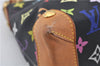 Authentic Louis Vuitton Monogram Multicolor Eliza Shoulder Bag Black LV 7576E