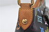 Authentic Louis Vuitton Monogram Multicolor Eliza Shoulder Bag Black LV 7576E
