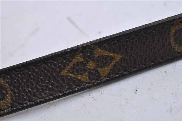 Authentic LOUIS VUITTON Monogram Brown Shoulder Strap 46.1" LV 7578C