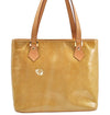 Authentic Louis Vuitton Vernis Houston Shoulder Hand Bag Yellow M91004 LV 7579D