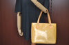 Authentic Louis Vuitton Vernis Houston Shoulder Hand Bag Yellow M91004 LV 7579D