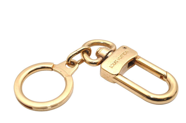 Authentic LOUIS VUITTON Charm Key Chain Anokre Gold M62694 LV 7584C