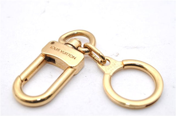 Authentic LOUIS VUITTON Charm Key Chain Anokre Gold M62694 LV 7584C