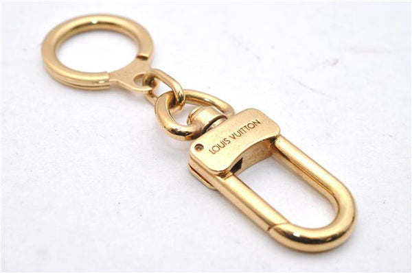 Authentic LOUIS VUITTON Charm Key Chain Anokre Gold M62694 LV 7584C