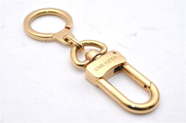 Authentic LOUIS VUITTON Charm Key Chain Anokre Gold M62694 LV 7584C