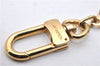 Authentic LOUIS VUITTON Charm Key Chain Anokre Gold M62694 LV 7584C