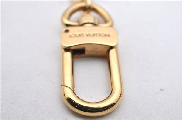 Authentic LOUIS VUITTON Charm Key Chain Anokre Gold M62694 LV 7584C