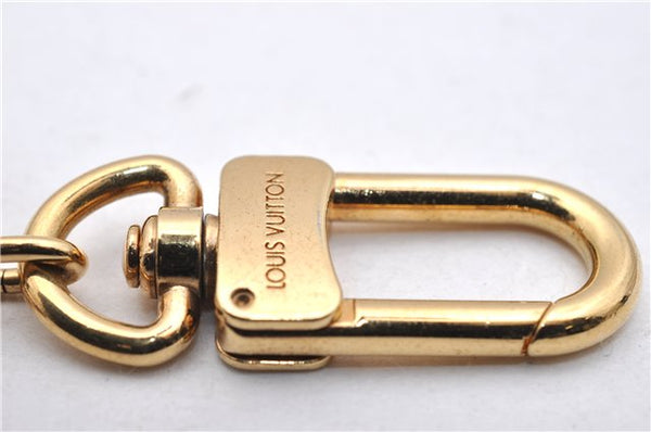 Authentic LOUIS VUITTON Charm Key Chain Anokre Gold M62694 LV 7584C