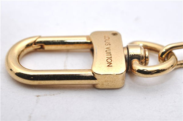 Authentic LOUIS VUITTON Charm Key Chain Anokre Gold M62694 LV 7584C