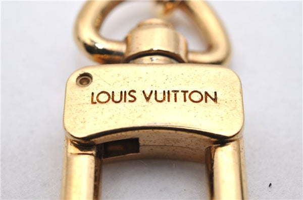Authentic LOUIS VUITTON Charm Key Chain Anokre Gold M62694 LV 7584C