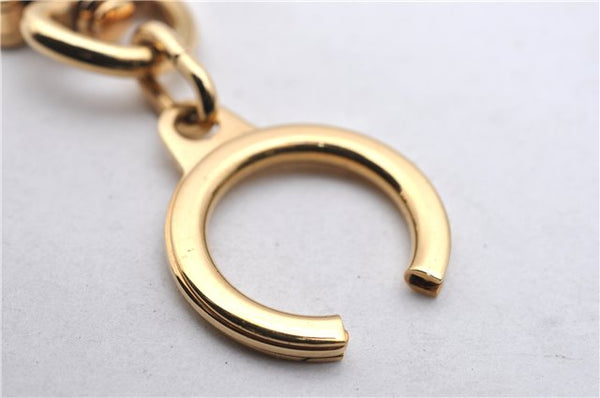 Authentic LOUIS VUITTON Charm Key Chain Anokre Gold M62694 LV 7584C