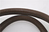Authentic GUCCI Web Sherry Line Hand Boston Bag GG PVC Leather Brown 7584D