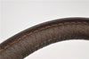 Authentic GUCCI Web Sherry Line Hand Boston Bag GG PVC Leather Brown 7584D