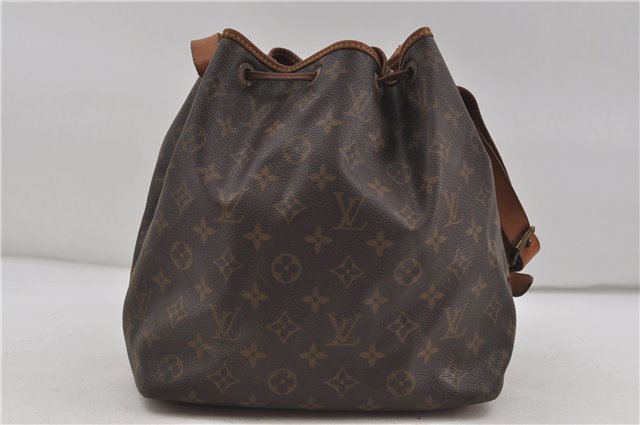 Authentic Louis Vuitton Monogram Petit Noe Shoulder Bag M42226 LV 7585D