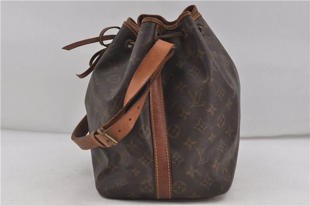 Authentic Louis Vuitton Monogram Petit Noe Shoulder Bag M42226 LV 7585D