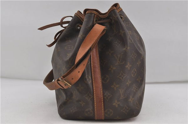 Authentic Louis Vuitton Monogram Petit Noe Shoulder Bag M42226 LV 7585D