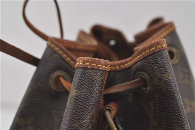 Authentic Louis Vuitton Monogram Petit Noe Shoulder Bag M42226 LV 7585D