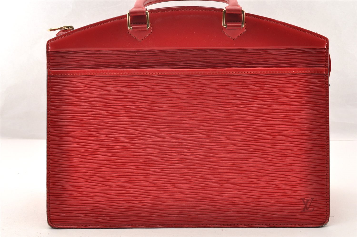Authentic Louis Vuitton Epi Riviera Hand Bag Red M48187 LV 7587I